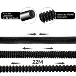 Gartenschlauch Schwarz 22m Flexibel -GartenMeister Verkäufe 403cd26ac296bebf4bcf8b549332507e de 109321d 10