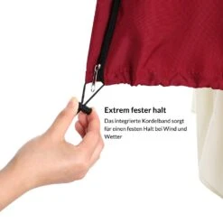 Abdeckung Ampelschirm Sonnenschirm Rot 3m -GartenMeister Verkäufe 405b0a5aa39eee67013104c182edca75 de 102711d 4 1