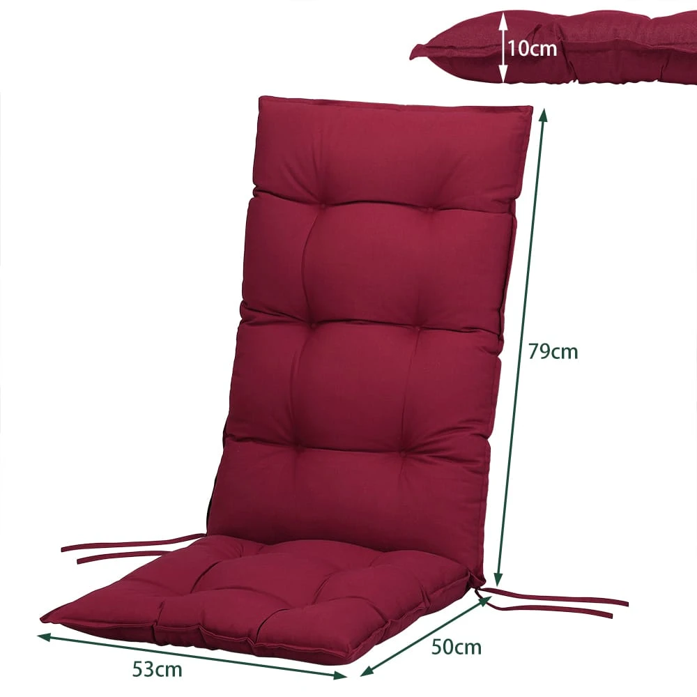 Sitzkissen 6er-Set Cozy Vanamo Rot 129x53x10cm 7 Sitzkissen 6er-Set Cozy Vanamo Rot 129x53x10cm – Bild 7