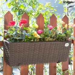 Polyrattan Blumenkasten 4er-Set Braun -GartenMeister Verkäufe 40c60ba9453cc41c388a07a02bba2f8a de 108063g