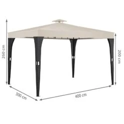 Polyrattan Pavillon Schwarz/Creme 3x4m 18 Polyrattan Pavillon Schwarz/Creme 3x4m -GartenMeister Verkäufe 41ad6e3e411837b5b72aafad35efa988 de 992858d 1 1