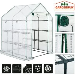 Foliengewächshaus 195x143x143cm -GartenMeister Verkäufe 43a4739dc0867d16805b1eef0a23d9b8 de 108241g 1