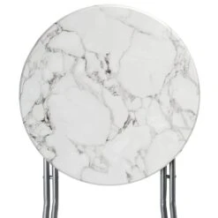 Stehtisch Weiß Marmoroptik Ø60cm Klappbar -GartenMeister Verkäufe 43f21e30957a1498658e810ea061db5d de 107835d 3 1