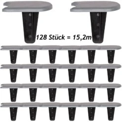 Beeteinfassung 4er-Set Grau 15,2m -GartenMeister Verkäufe 468ab21b7ef86a5fd23203e9e762ce58 a de 994467g 1