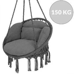 Hängesessel Anthrazit 80x60x140cm -GartenMeister Verkäufe 4863f19624b27eddced2937747c745f1 de 109255d 10 1 1