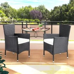 Polyrattan Gartenstuhl 4er-Set Schwarz/Creme Stapelbar -GartenMeister Verkäufe 4917eab1b20ea41e1e239aa291bea0e6 de 109139d 15 1 1