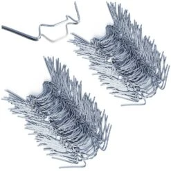 Gewächshausklammern 100er-Set Edelstahl