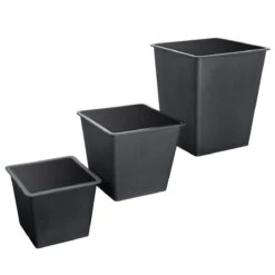 Polyrattan Blumentopf 3er-Set Grau -GartenMeister Verkäufe 4a1611de7c79065273d5f166c4b928c6 de 108644d 3