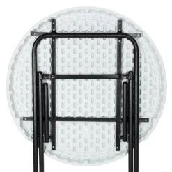 Stehtisch Weiß Kunststoff Ø75cm Klappbar -GartenMeister Verkäufe 4bf918587589539f5356fe181aecdb53 de 101585d 2 1
