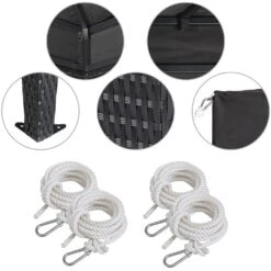 Polyrattan Pavillon Anthrazit 3x4m 17 Polyrattan Pavillon Anthrazit 3x4m -GartenMeister Verkäufe 4d33b95af46b513dcd0659094c2193fe de 992859d 4 1