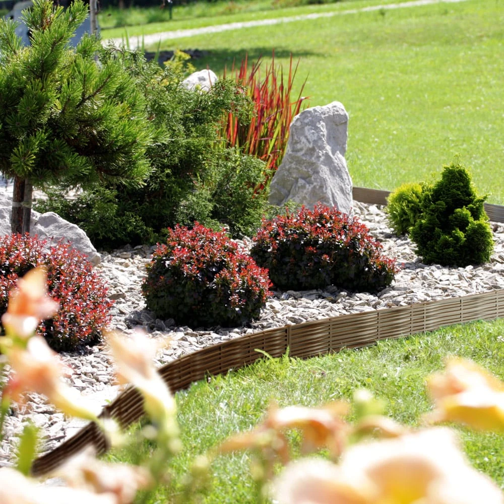 Beeteinfassung 3er-Set Braun 11,7m 2 Beeteinfassung 3er-Set Braun 11,7m – Bild 2