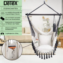 Hängesessel Creme 170x100x150cm -GartenMeister Verkäufe 512358898c35be172dfcecc0187b498f 555