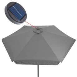 LED Solar Sonnenschirm Athen Anthrazit Ø330cm -GartenMeister Verkäufe 516f7027fd45d37e7e10e5d8e8b0c96d de 107007d 5