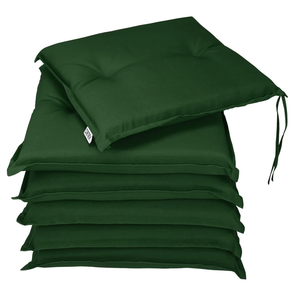 Sitzkissen 6er-Set Boston Grün 43x39x5cm 1 Sitzkissen 6er-Set Boston Grün 43x39x5cm
