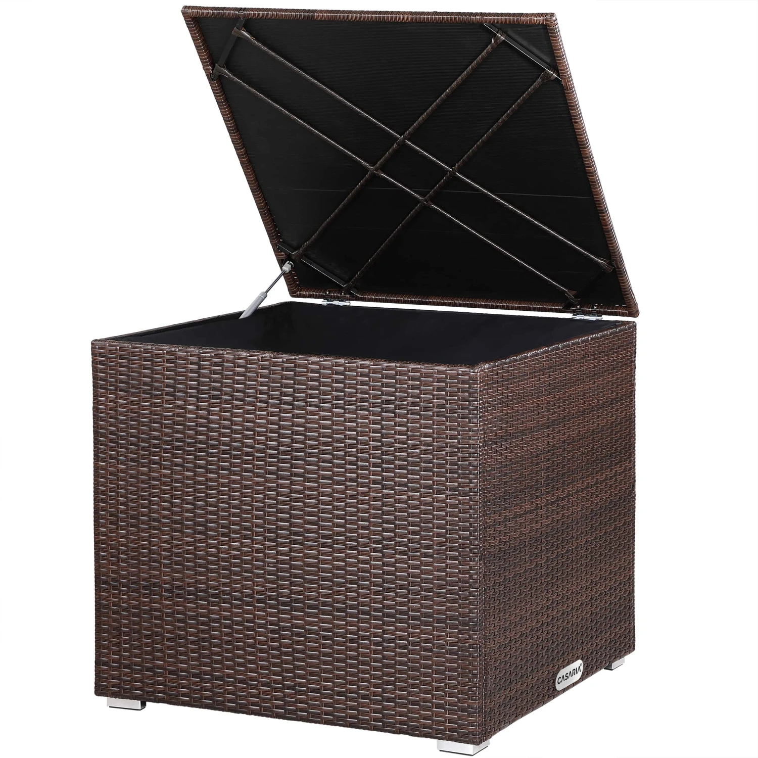 Polyrattan Auflagenbox Braun 318L 1 Polyrattan Auflagenbox Braun 318L