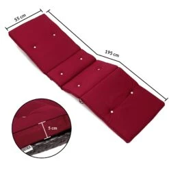 Auflage Sunlounger Rot 195x55x5cm 11 Auflage Sunlounger Rot 195x55x5cm -GartenMeister Verkäufe 54383aa35733003bcb9c068004cb358f de 101081d 12