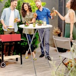 Stehtisch Weiß Marmoroptik Ø60cm Klappbar -GartenMeister Verkäufe 5846fe19299700f0e12ee3e607f1f5ec de 107835g2 1