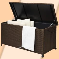 Polyrattan Auflagenbox Braun 122x56x61cm Rollen -GartenMeister Verkäufe 58f473243d5885d3fd95baf544c83a11 de 103761d 1