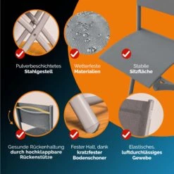 Sitzgruppe Garten 4-tlg. Grau Metall Klappbar 23 Sitzgruppe Garten 4-tlg. Grau Metall Klappbar -GartenMeister Verkäufe 5b4030571640ecc1d26b2607ac536d07 05 109686 on dts web low de 1