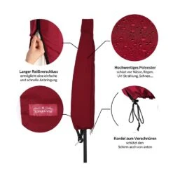 Abdeckung Ampelschirm Sonnenschirm Rot 3m -GartenMeister Verkäufe 5be33003c0000920f0b92b6194e4a9bc de 102711d 2 1