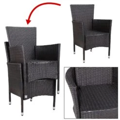 Polyrattan Gartenstuhl 2er-Set Braun/Creme Stapelbar 17 Polyrattan Gartenstuhl 2er-Set Braun/Creme Stapelbar -GartenMeister Verkäufe 5c096809477b79016dd179e85174b6c6 de 109138d 6 1 1