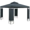 Pavillon Lorca Anthrazit 3x3m