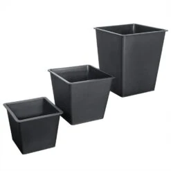 Polyrattan Blumentopf 3er-Set Schwarz -GartenMeister Verkäufe 5ee4103eeb1abba9a6e30cccc66bea59 de 106644d 3