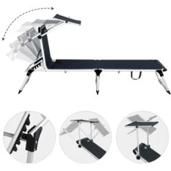 Sonnenliege Malta Anthrazit Alu Mit Sonnendach -GartenMeister Verkäufe 60875b613996ee45d728e5ea4bf4015c de 107053d 3