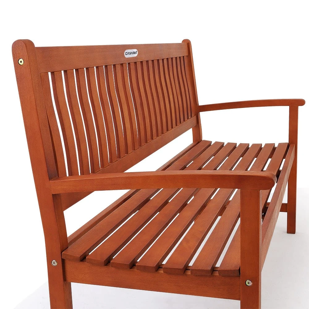 Gartenbank Maxima Eukalyptusholz FSC®-zertifiziert 152x55x92cm 3 Gartenbank Maxima Eukalyptusholz FSC®-zertifiziert 152x55x92cm – Bild 3