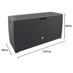 Auflagenbox Matuba Anthrazit 310L Rollen -GartenMeister Verkäufe 61b16c4025d93a545a4b32c54ed19ac3 de 104256d 7 1