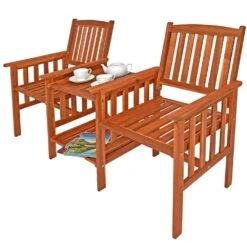 Gartenbank Akazienholz Mit Tisch 164x63x91cm -GartenMeister Verkäufe 62ecf318df245c0994e953392e807513 a de 103759g