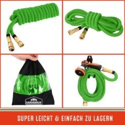Gartenschlauch Grün 22m Flexibel -GartenMeister Verkäufe 631c8d0c45faf3964ae7827d05bde7fe de 109317d 5 3