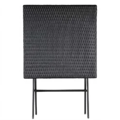 Polyrattan Klapptisch Rom Schwarz 73x63x63cm -GartenMeister Verkäufe 634320a90f81eece3ab112e0f8a0429e de 108667d 7 1