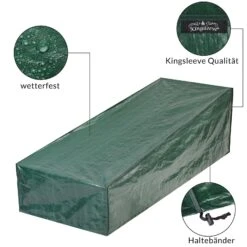Abdeckung Sonnenliege Grün 197x66x32/60cm -GartenMeister Verkäufe 66cb7709e06d8d3ead62667a785e1760 de 108867d 2 1