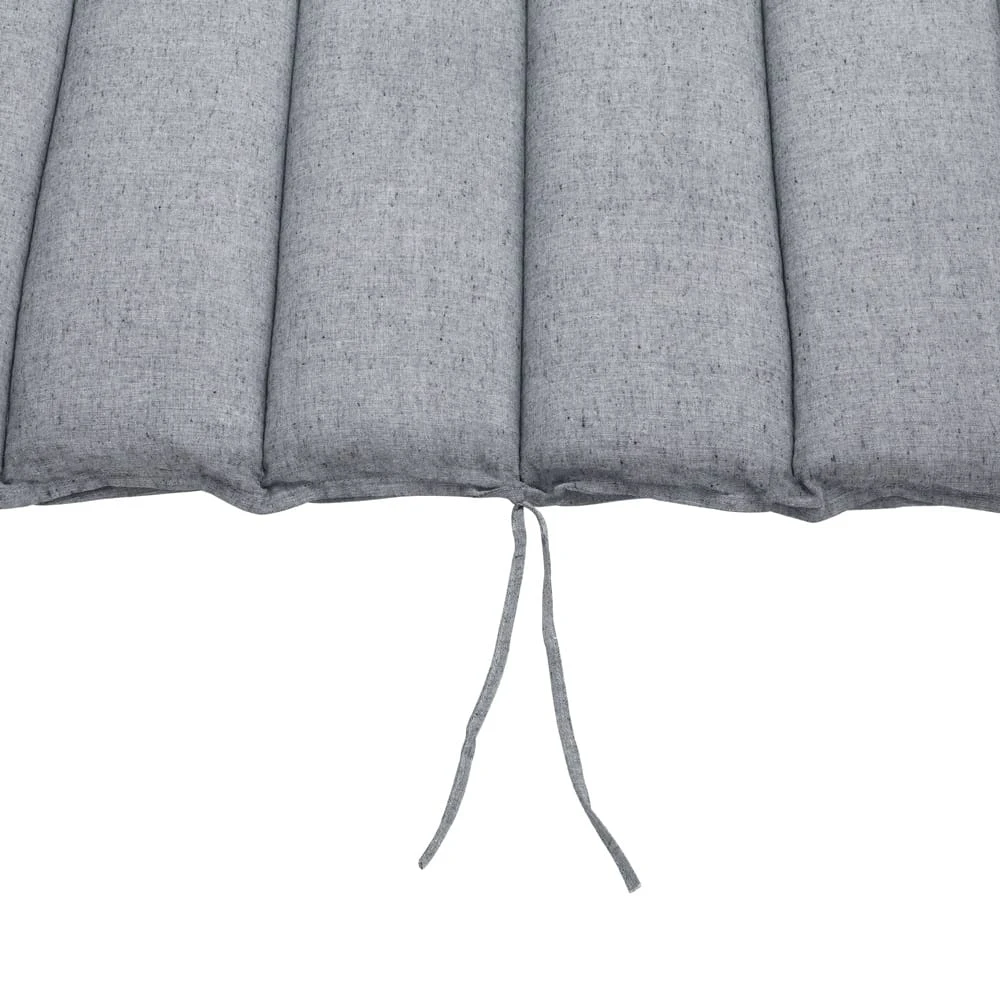 Auflage Saunaliege Grau Meliert 183x56x7cm 5 Auflage Saunaliege Grau Meliert 183x56x7cm – Bild 5