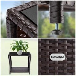 Polyrattan Beistelltisch Vedis Braun 45x45x40cm 12 Polyrattan Beistelltisch Vedis Braun 45x45x40cm -GartenMeister Verkäufe 68e89136349be34abba6ff24be8402fd de 109509d 08 1 1