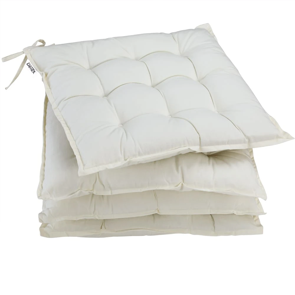 Sitzkissen 4er-Set Cozy Creme 1 Sitzkissen 4er-Set Cozy Creme