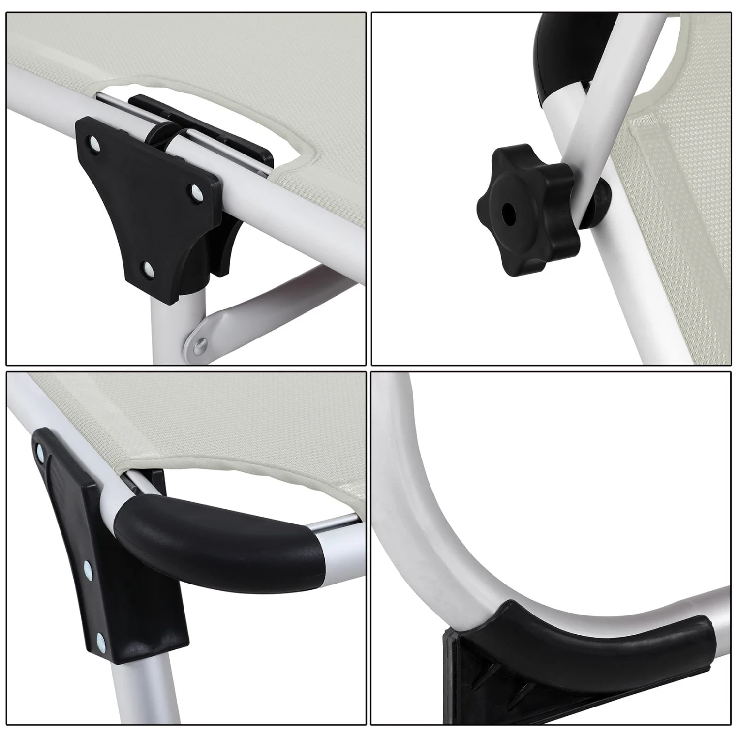 Sonnenliege Malta Creme Alu Mit Sonnendach 7 Sonnenliege Malta Creme Alu Mit Sonnendach – Bild 7