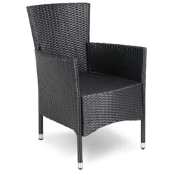 Polyrattan Gartenstuhl 3er-Set Schwarz Stapelbar -GartenMeister Verkäufe 6993e78523696c7118bcb55ecb310c43 de 995193d 3 1 1