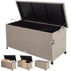 Polyrattan Auflagenbox Creme 122x56x61cm Rollen 24 Polyrattan Auflagenbox Creme 122x56x61cm Rollen -GartenMeister Verkäufe 6a5ebb07729e23b62e089e2619721a91 a de 106707g