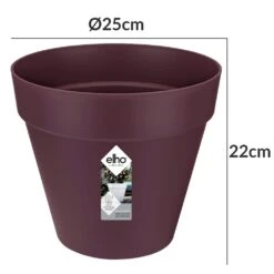 Elho Blumentopf Maulbeere Matt 25x22cm 5,5L -GartenMeister Verkäufe 6c3ec2dde55198334db8862551e27557 de 193663d 1 1