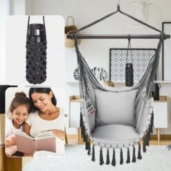 Hängesessel Hellgrau 170x100x150cm 16 Hängesessel Hellgrau 170x100x150cm -GartenMeister Verkäufe 6c42a99a010ff5269eda86a67feb766f de 109251d 5 1