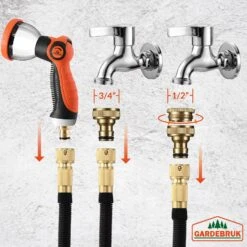 Gartenschlauch Schwarz 15m Flexibel -GartenMeister Verkäufe 6ddbd4788826ca6d7ebf9d7766f60342 de 109316d 8 1 1 2