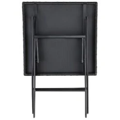 Polyrattan Klapptisch Rom Schwarz 73x63x63cm -GartenMeister Verkäufe 6f87bf49c2062dcda42bc90e4b76f956 de 108667d 4 1