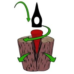 Spaltkeil Rot Karbonstahl 9 Spaltkeil Rot Karbonstahl -GartenMeister Verkäufe 6ffb9ff1ab86f9823eb41dbf9796f22b de 100523d 3 1