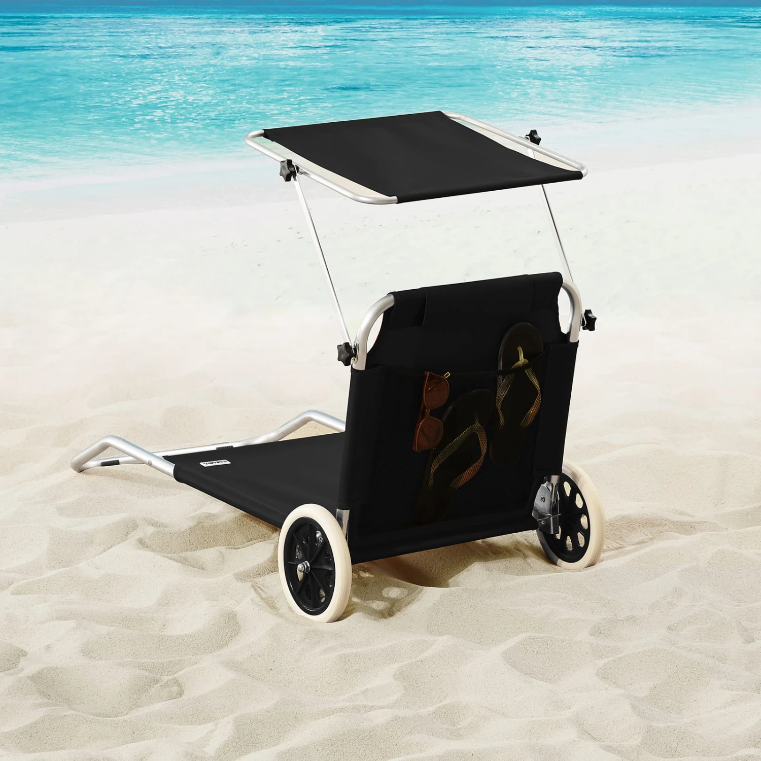 Sonnenliege Kreta Anthrazit Alu Mit Rollen 2 Sonnenliege Kreta Anthrazit Alu Mit Rollen – Bild 2