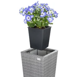 Polyrattan Blumentopf 3er-Set Grau -GartenMeister Verkäufe 74d455b520f77e30ec4703f15d3276df de 108644d 6