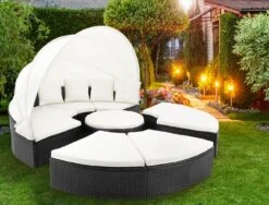 Polyrattan Sonneninsel Schwarz/Creme Ø230cm -GartenMeister Verkäufe 75a5e68f8a8952b978b4649c4490010c de 102314g3 1