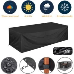 Abdeckung Sitzgruppe Anthrazit 308x138x89cm -GartenMeister Verkäufe 75a8863abdb246cdf3df90a9b07423a4 de 108652g 1