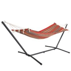 Hängematte Mit Metallgestell 200 X 80cm - Rot -GartenMeister Verkäufe 75ed01791b0c8e5b667b01d7ccdfeb42 a de 106996g1 1